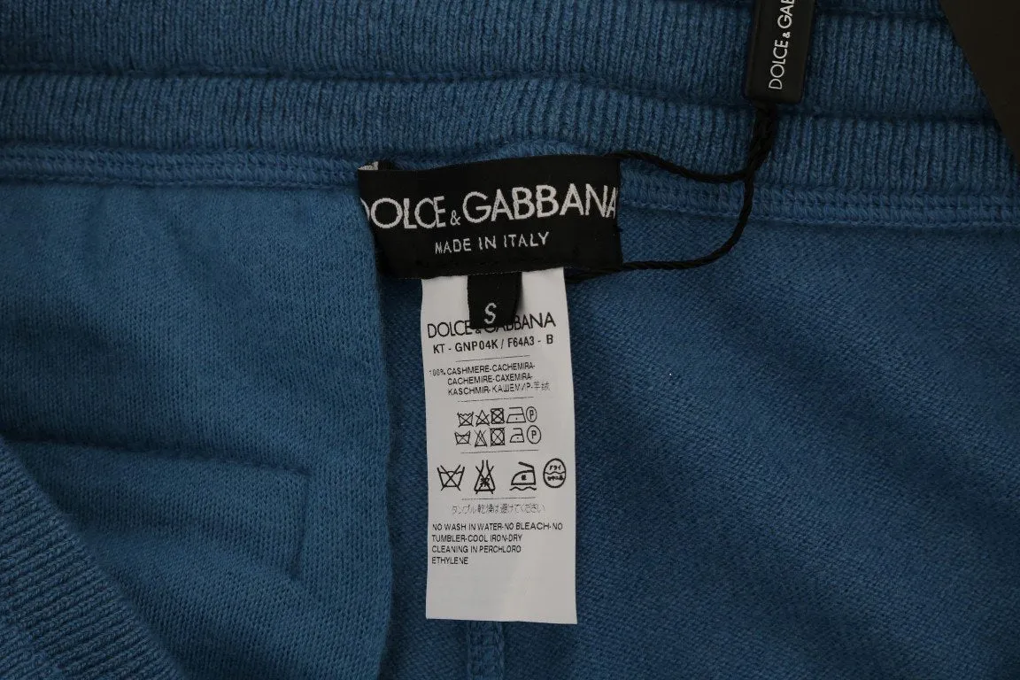 Blue Cashmere Gym Training Sport Pants