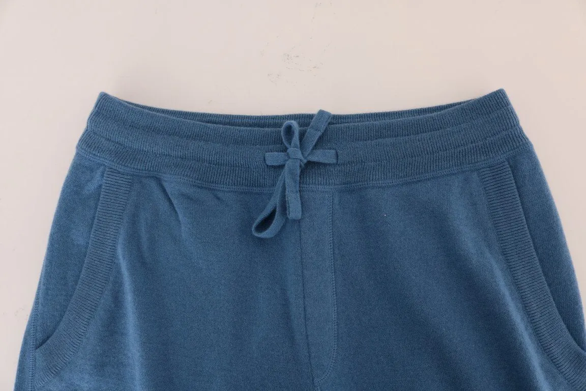 Blue Cashmere Gym Training Sport Pants