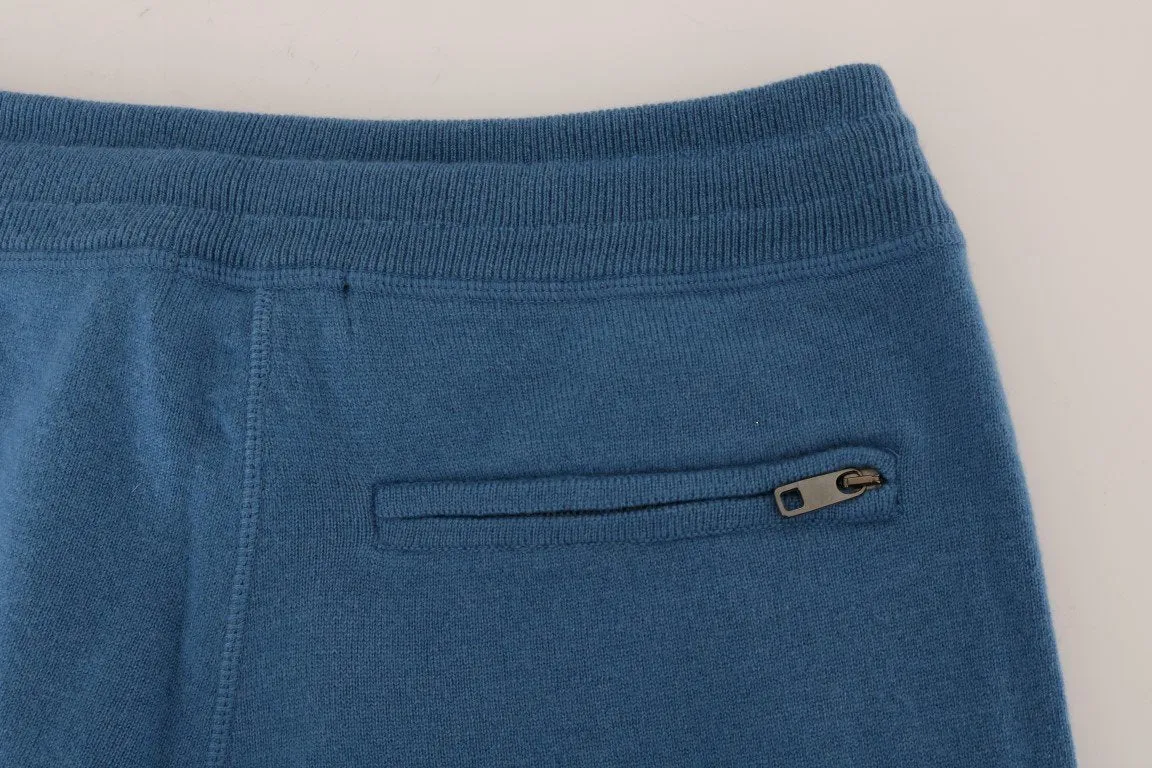 Blue Cashmere Gym Training Sport Pants