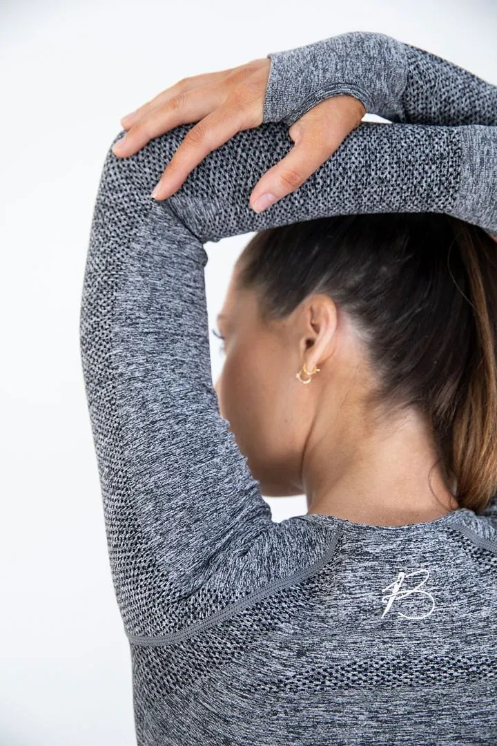 botthms Seamless Black Yoga Set