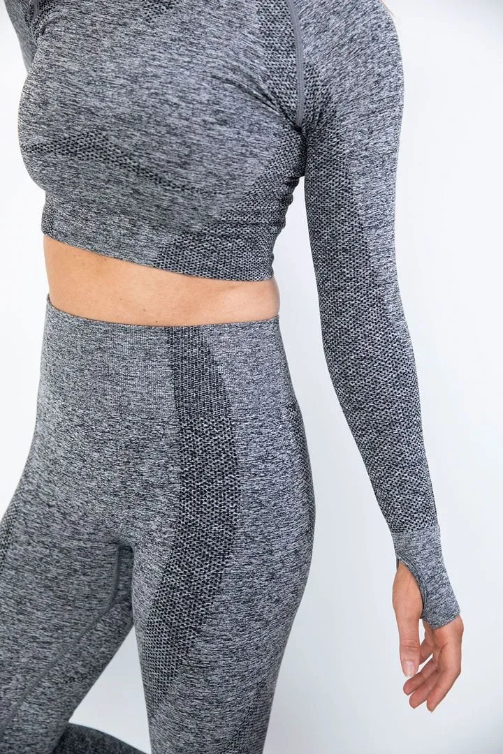 botthms Seamless Black Yoga Set