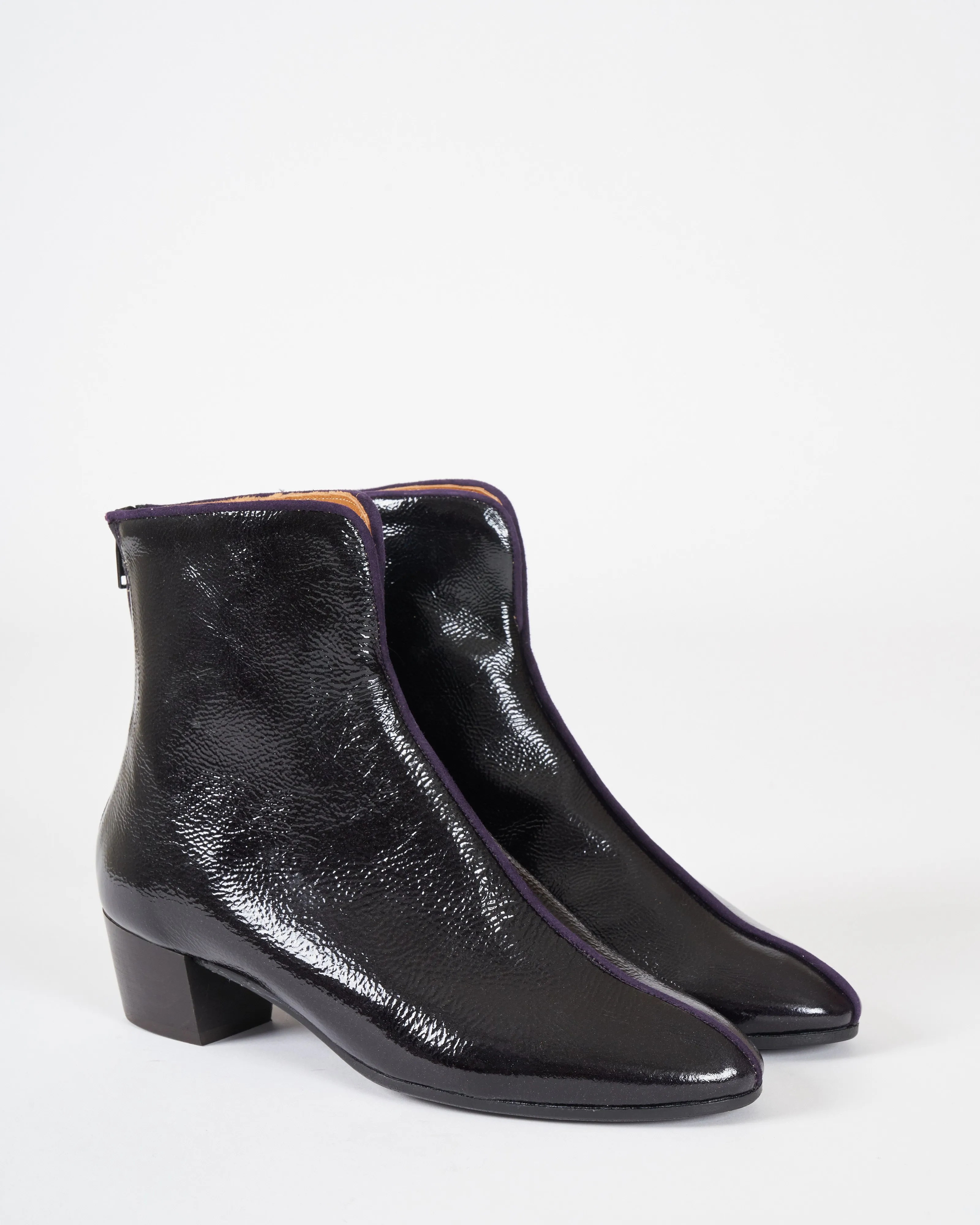 celia crinkled patent boot - roxa