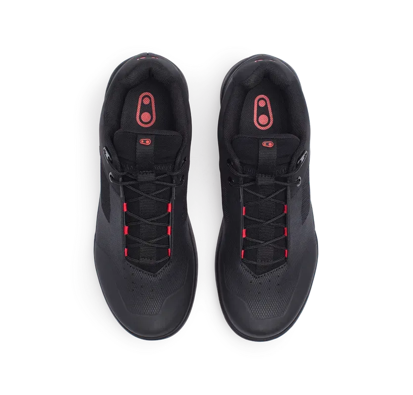 Crankbrothers Shoes Stamp Lace Black / Red - Black outsole