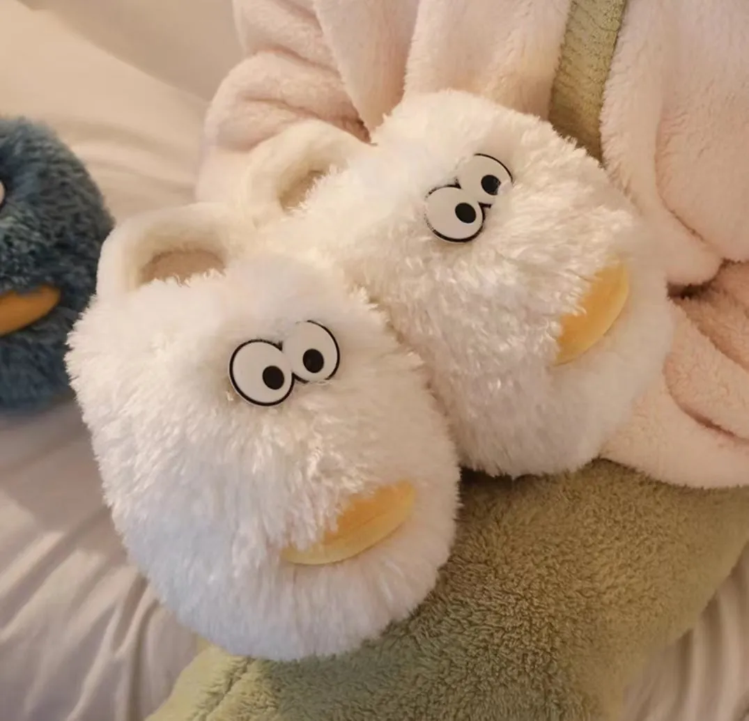 Cute Plush Winter Indoor Slipper