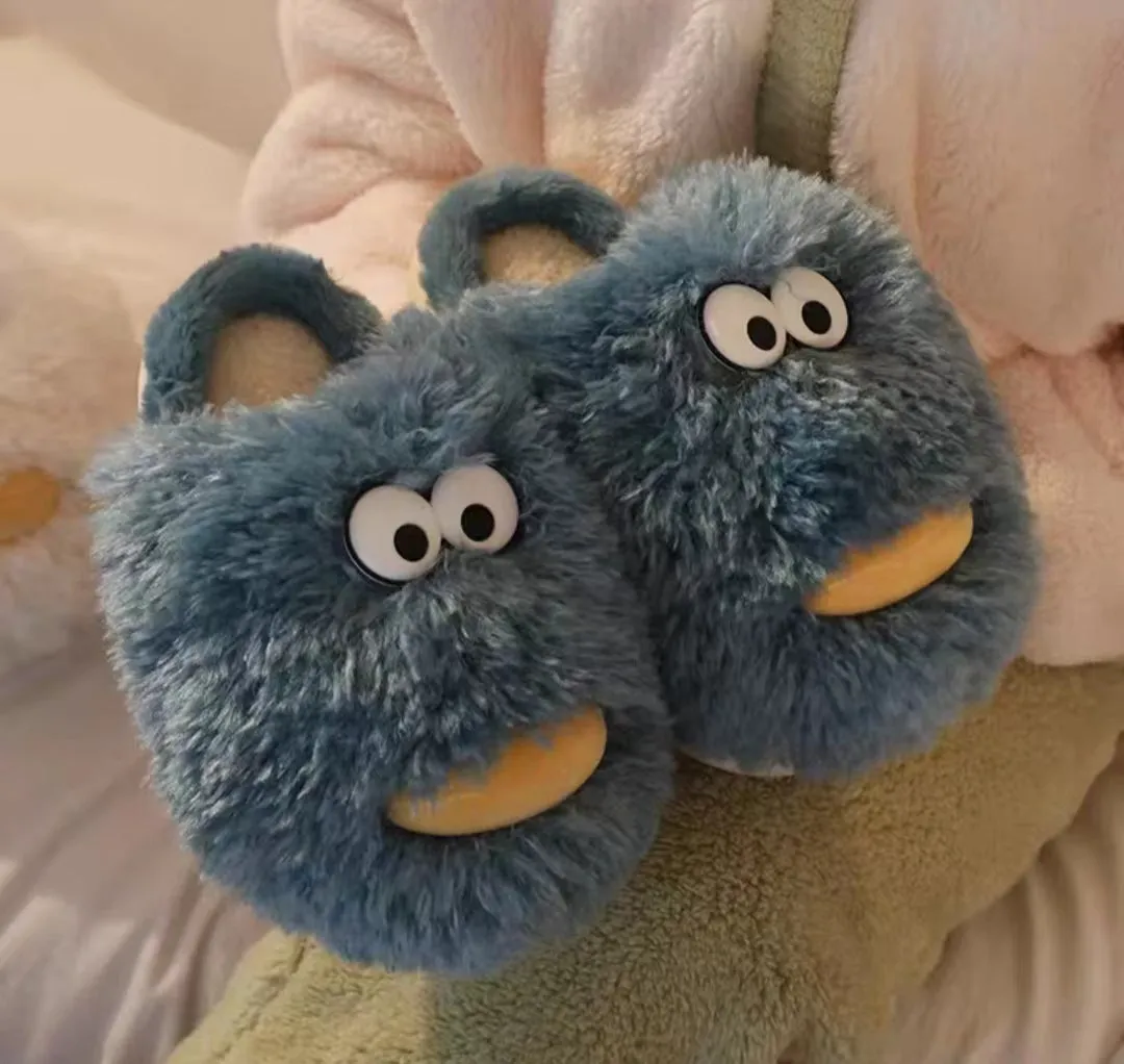 Cute Plush Winter Indoor Slipper