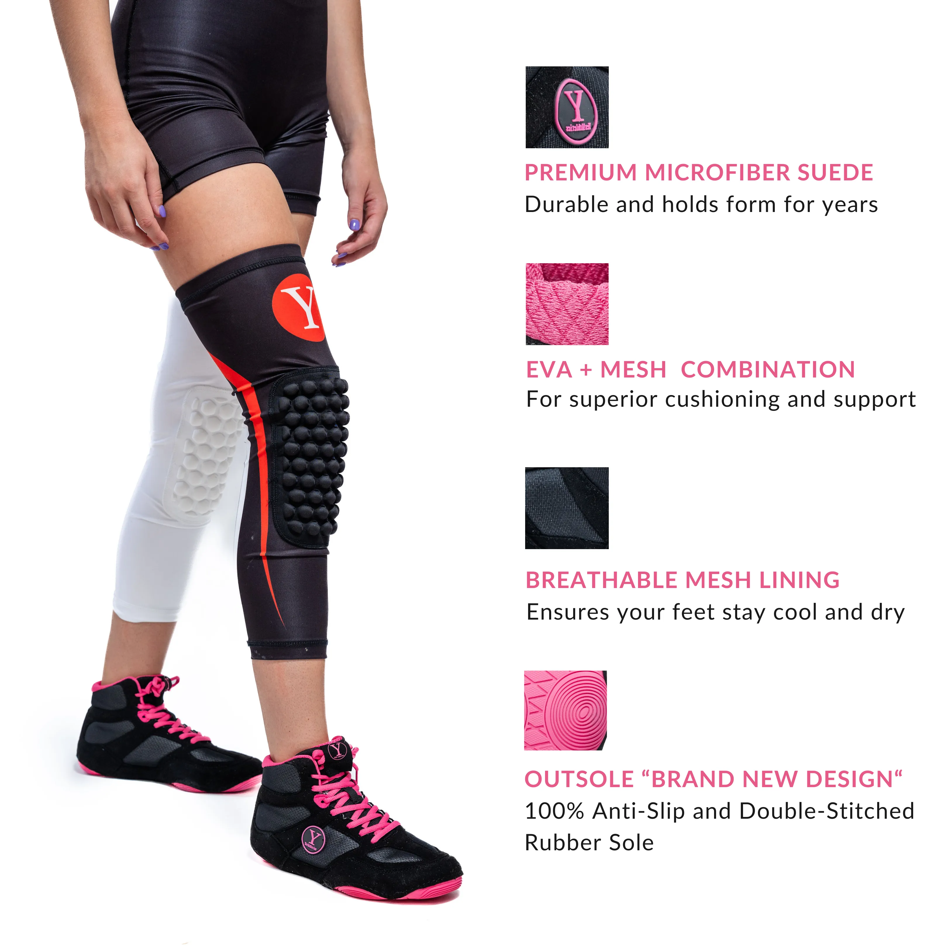 DEFIANT2 - Wrestling Shoes for Youth Girls and Women