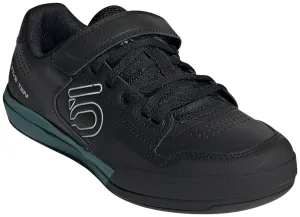 Five Ten Hellcat Mountain Clipless Shoes - Womens Core BLK / Crystal White / Hazy Emerald 9