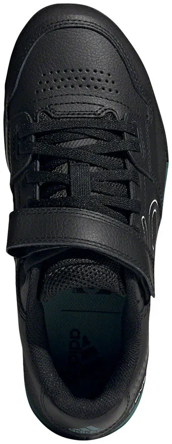 Five Ten Hellcat Mountain Clipless Shoes - Womens Core BLK / Crystal White / Hazy Emerald 9