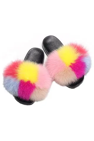 FOX FUR COLOR SLIPPER-A(G2) <Bundle>
