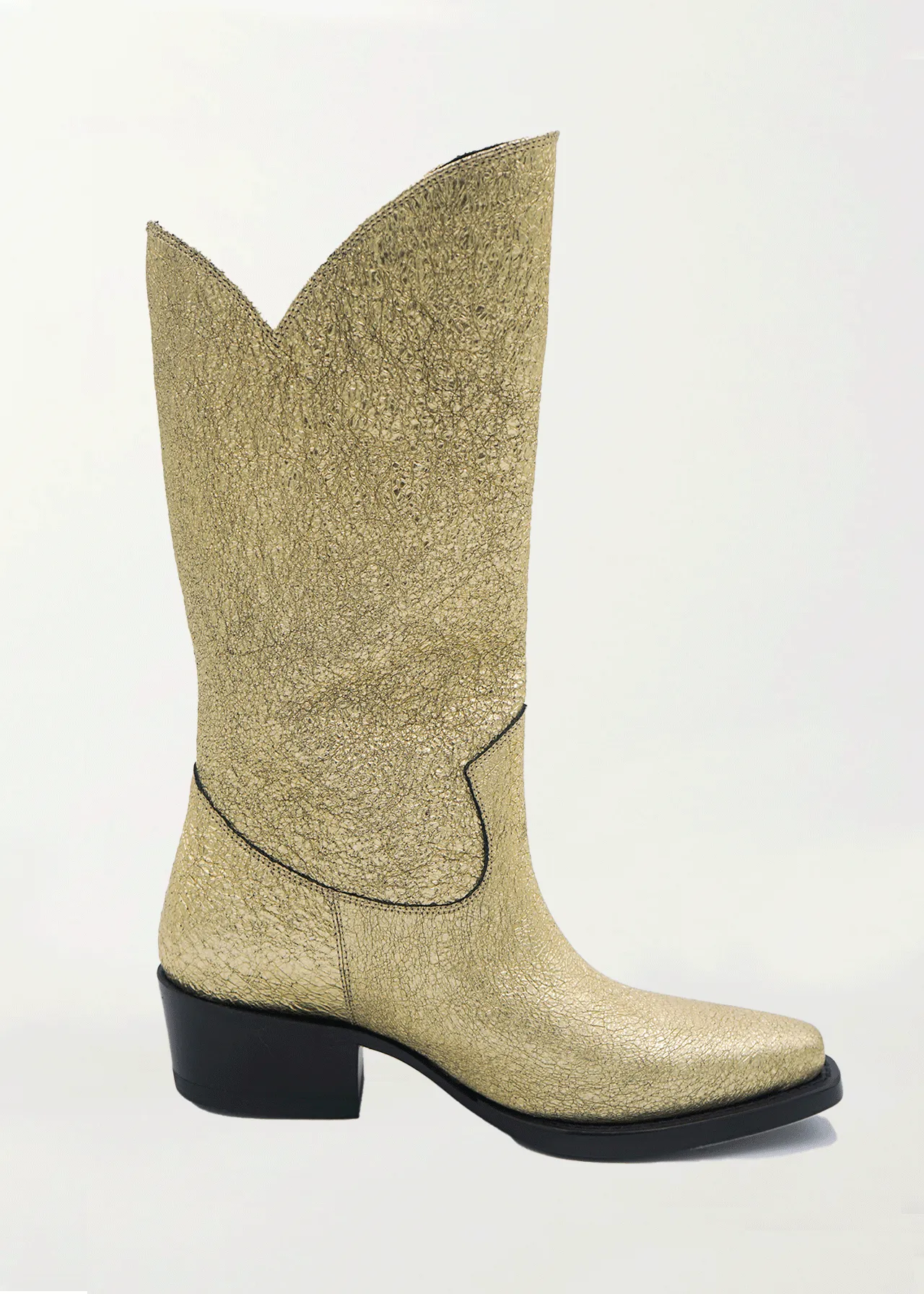 Gold Texan Boots