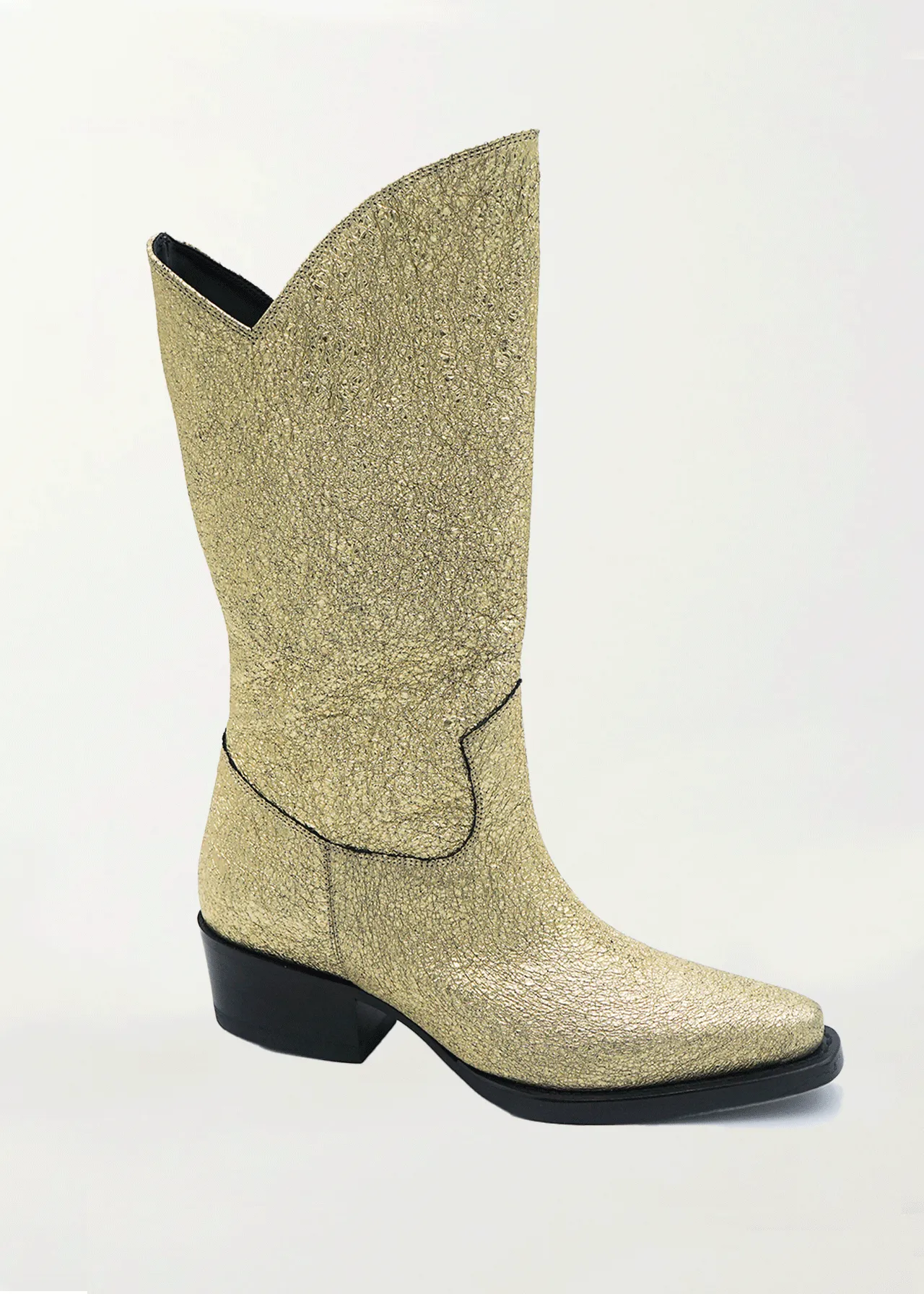 Gold Texan Boots
