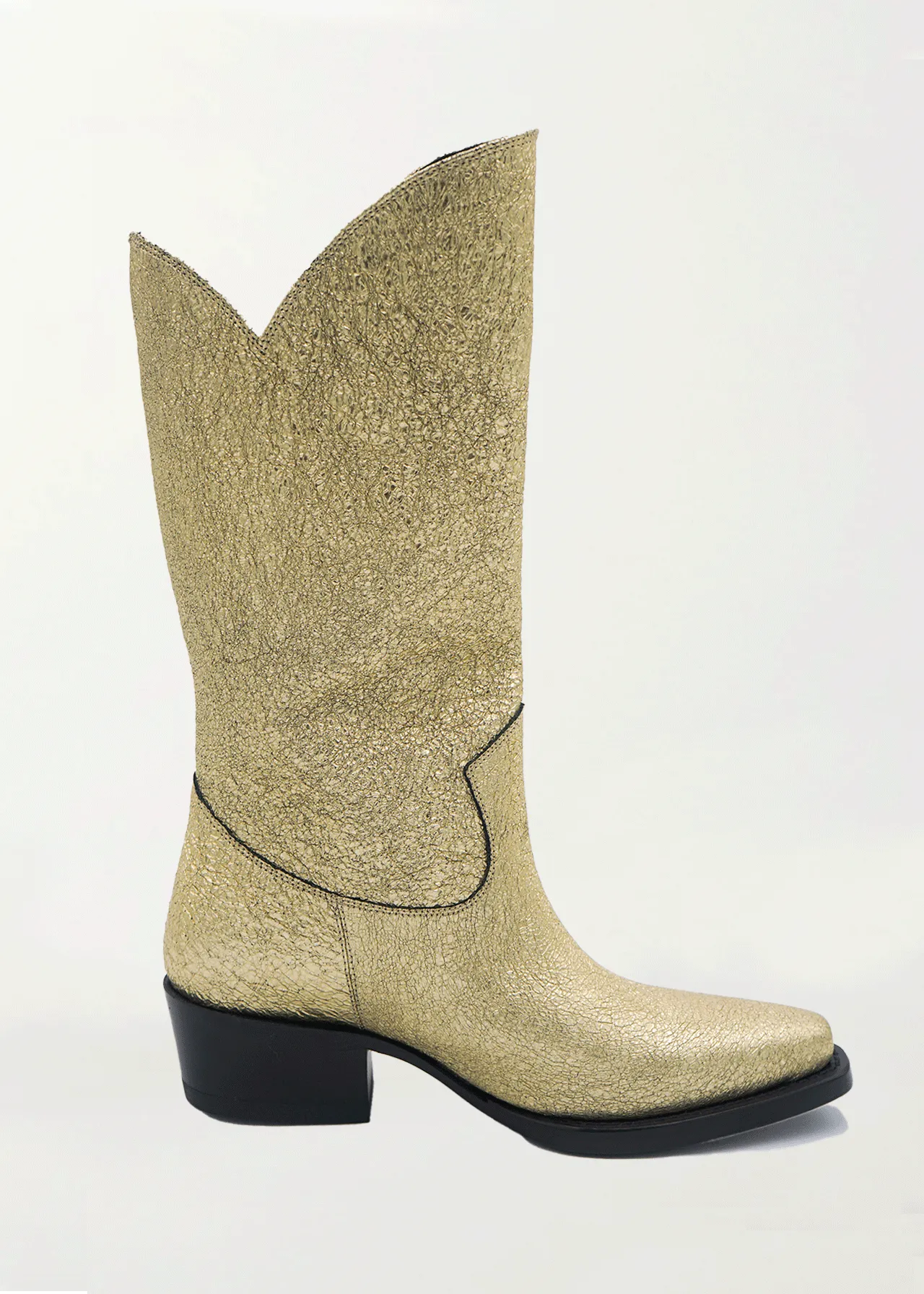Gold Texan Boots