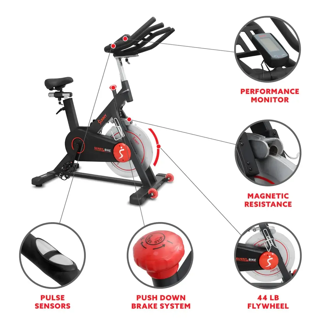 GP Pro Sun Training Cycle Performance Bike - Lifetime warranty*