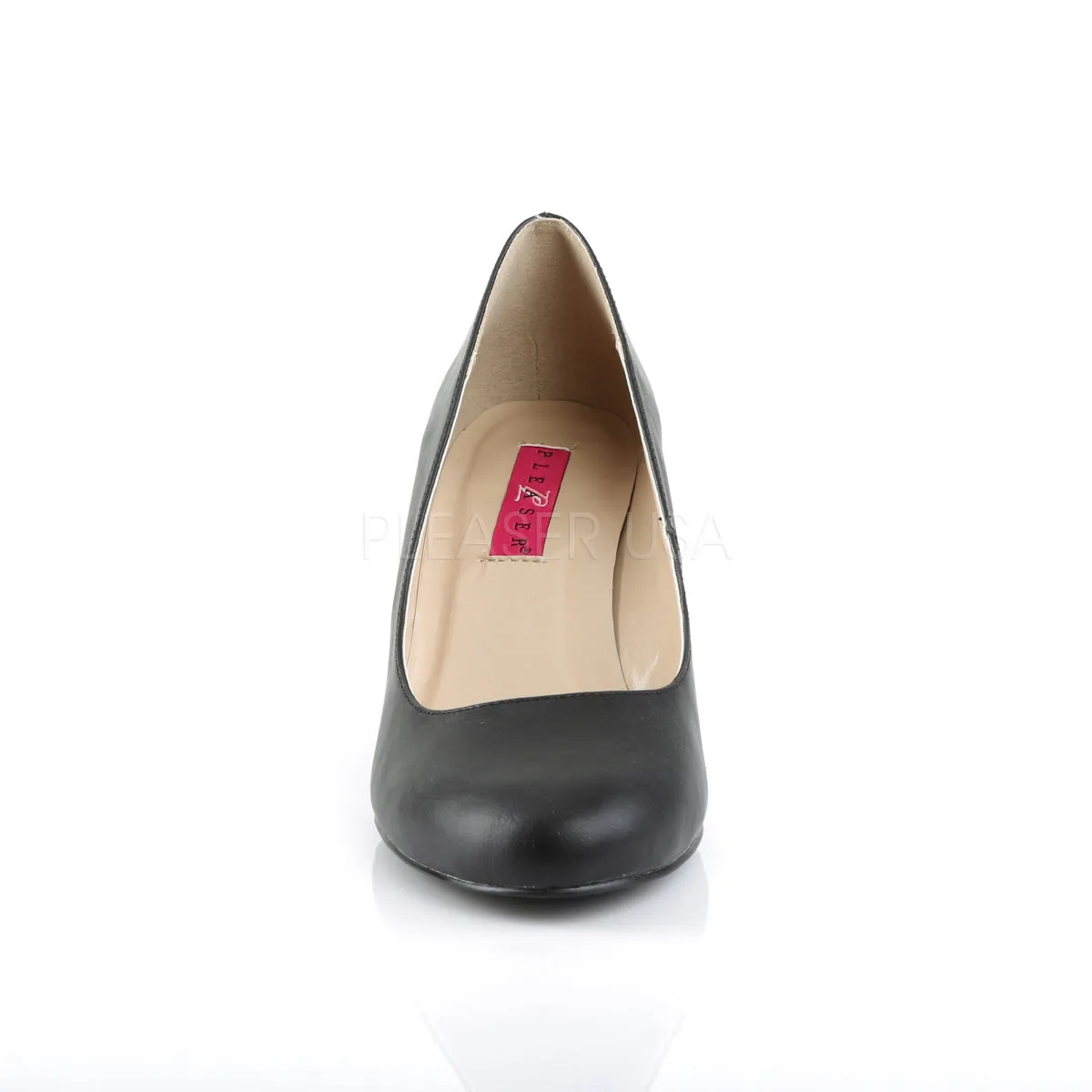KIMBERLY-08  Black Faux Leather