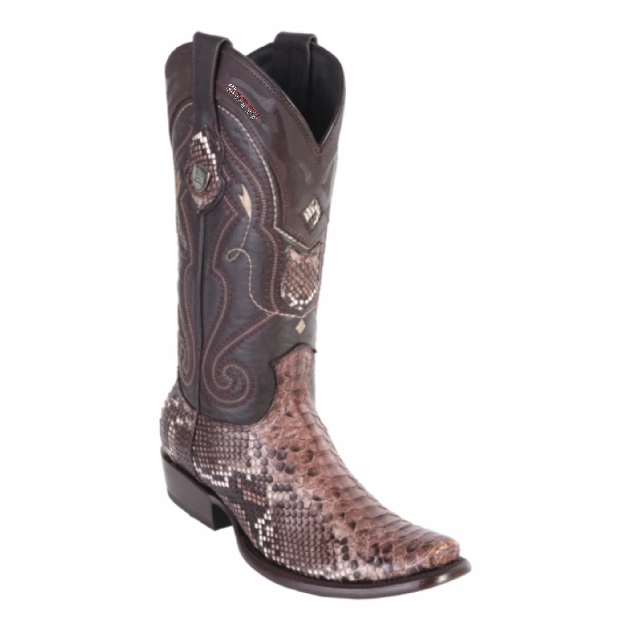 Men's Wild West Python Boots Dubai Toe