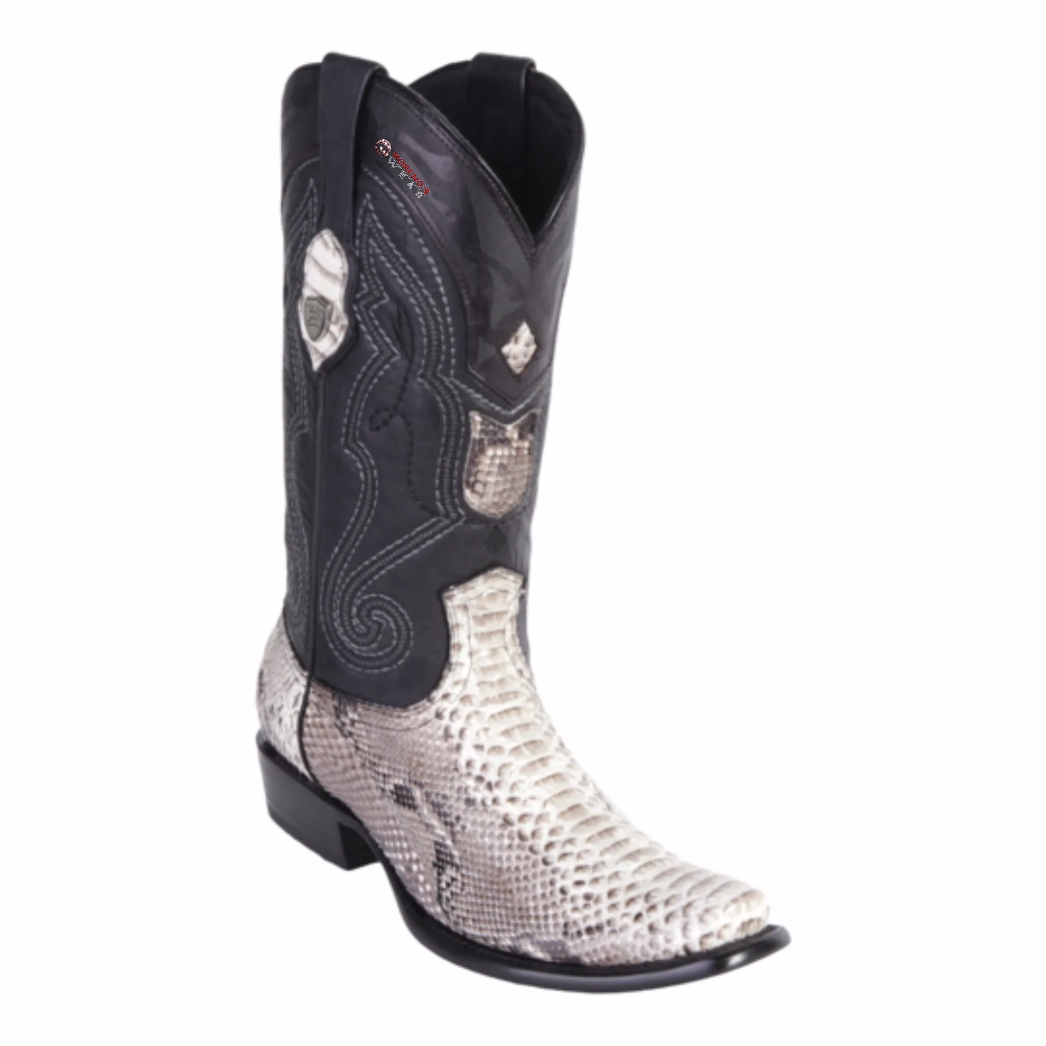 Men's Wild West Python Boots Dubai Toe