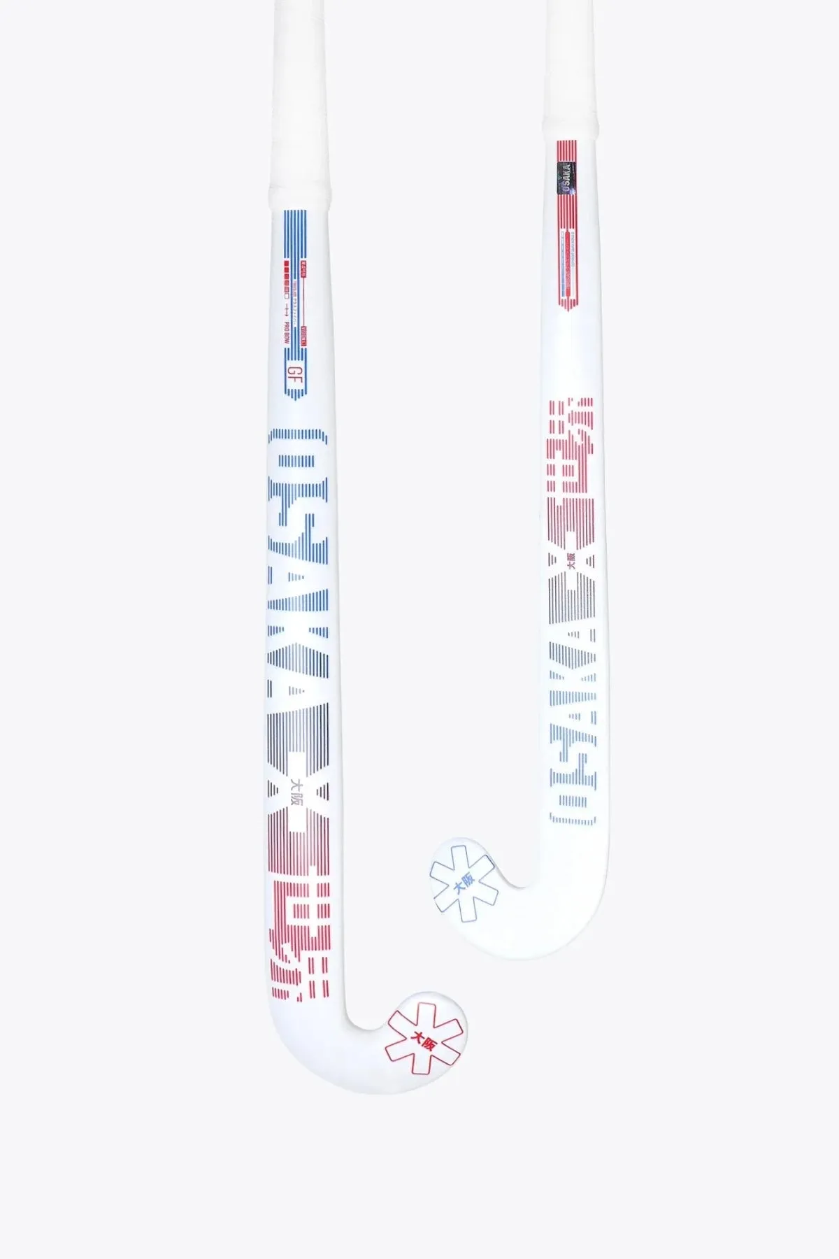 Osaka Indoor Vision GF Pro Bow Indoor Hockey Stick White/blue/red