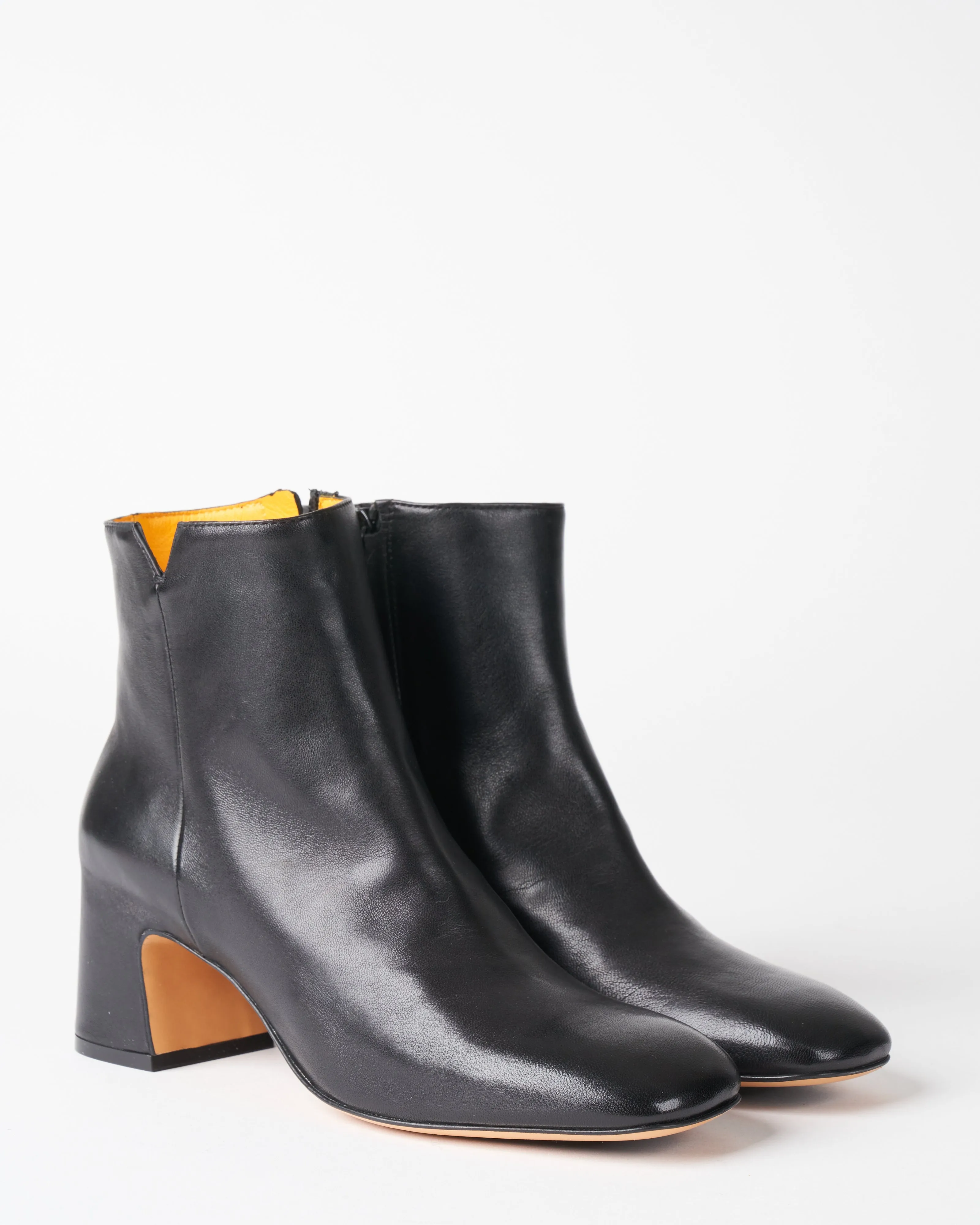 short boot - seta nero