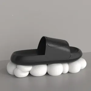 Slipper Female Summer Indoor Home Thickened Bottom Anti Slip Net Red Couple Bath Bathroom Home Cool Slipper Male