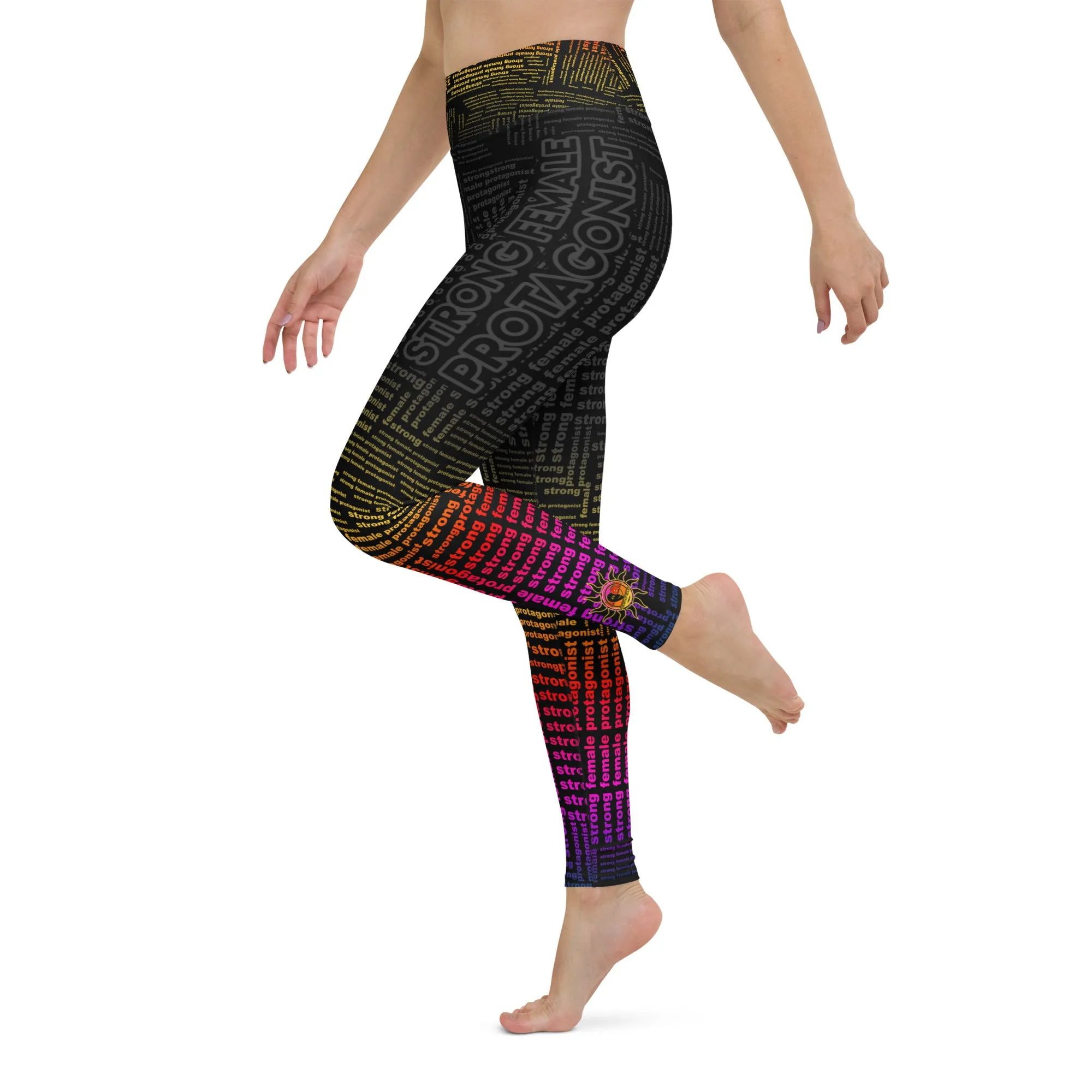 Strong Female Protagonist - Dark Sunset Option - Yoga Leggings