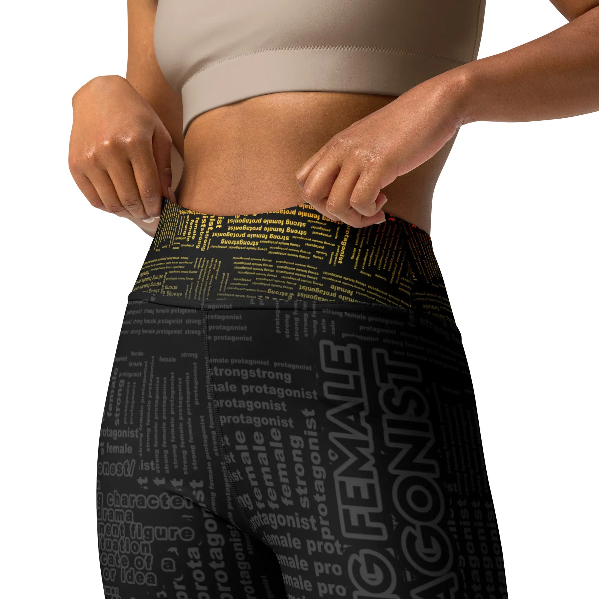 Strong Female Protagonist - Dark Sunset Option - Yoga Leggings