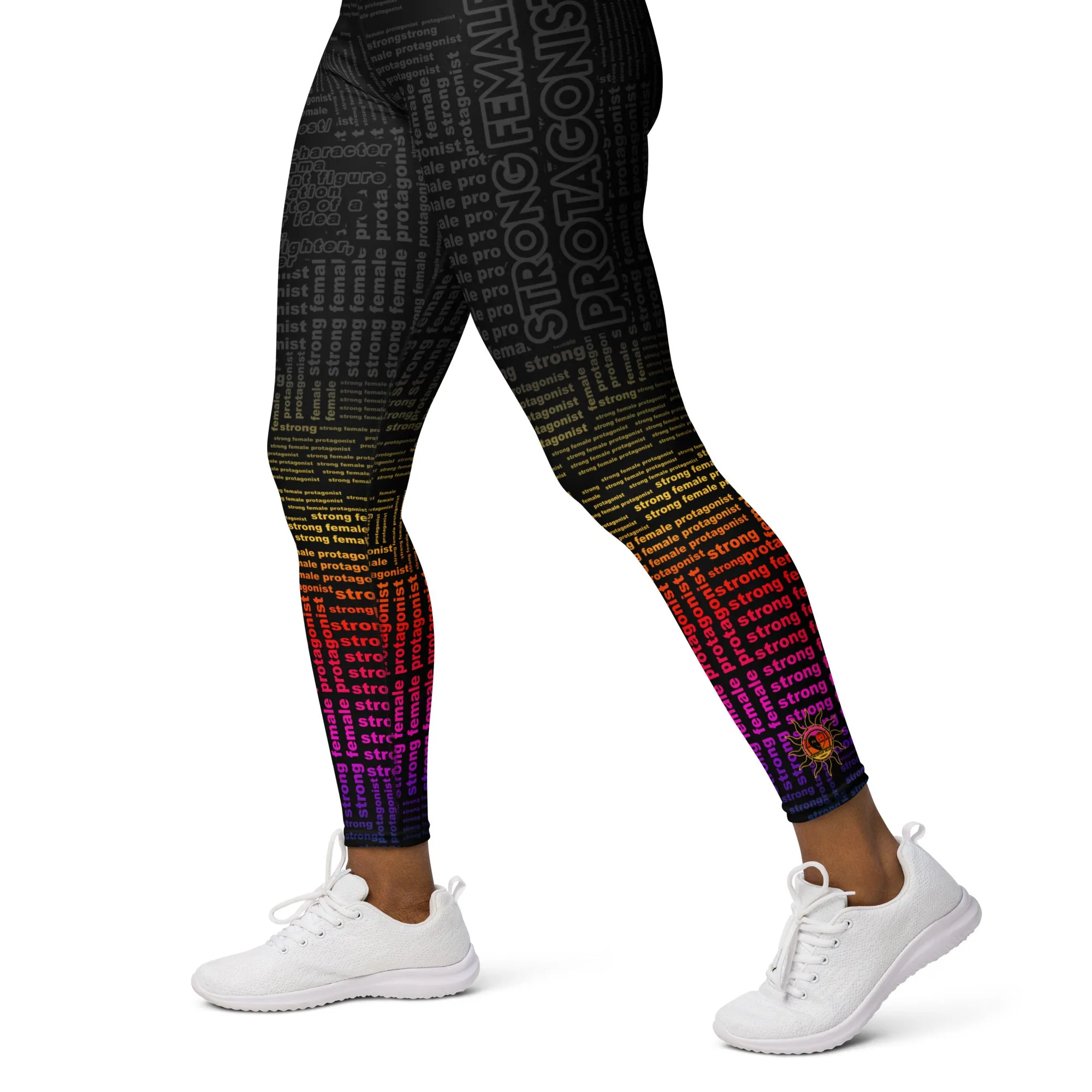 Strong Female Protagonist - Dark Sunset Option - Yoga Leggings