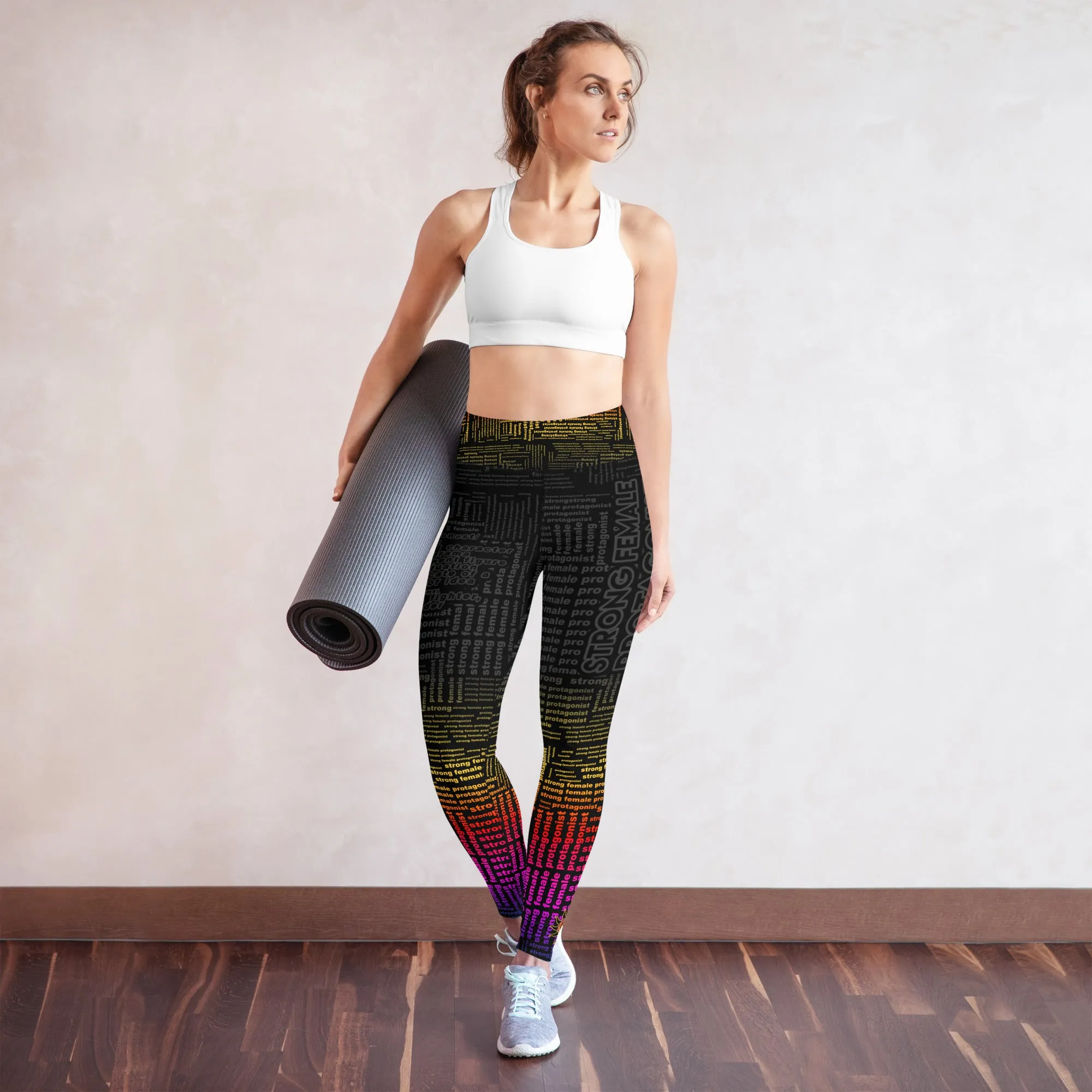 Strong Female Protagonist - Dark Sunset Option - Yoga Leggings