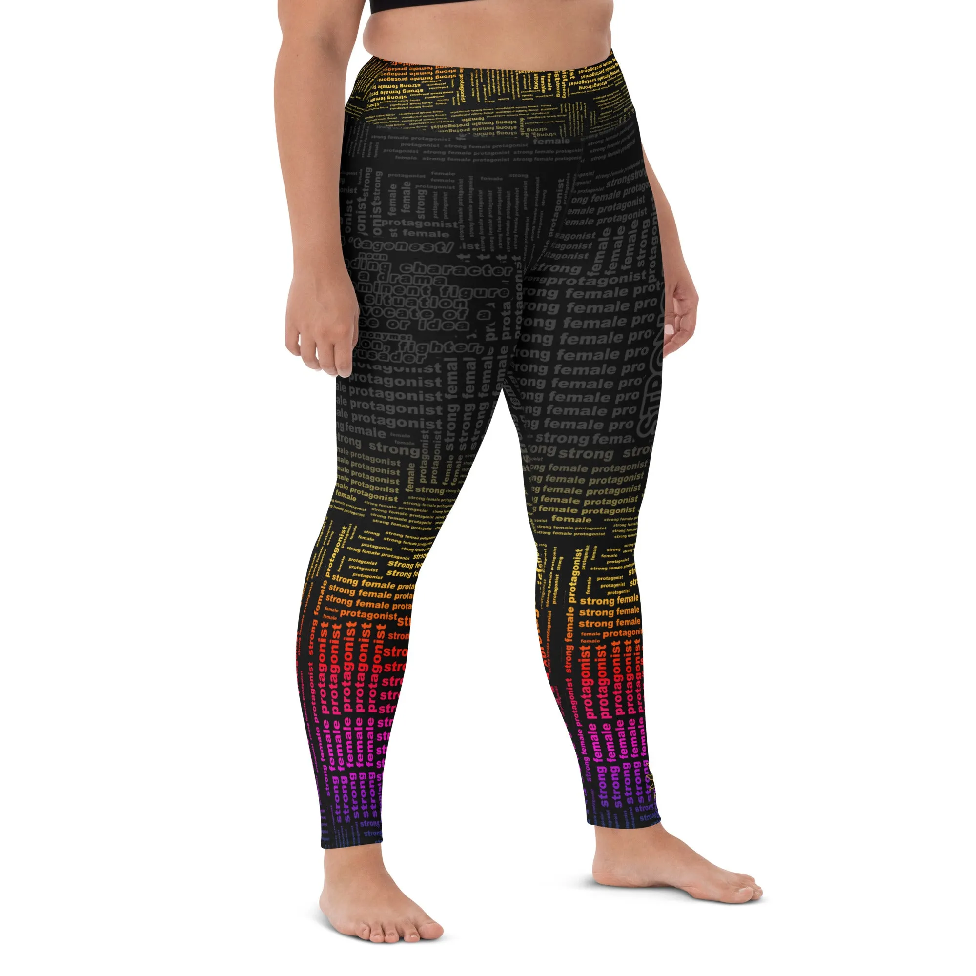 Strong Female Protagonist - Dark Sunset Option - Yoga Leggings