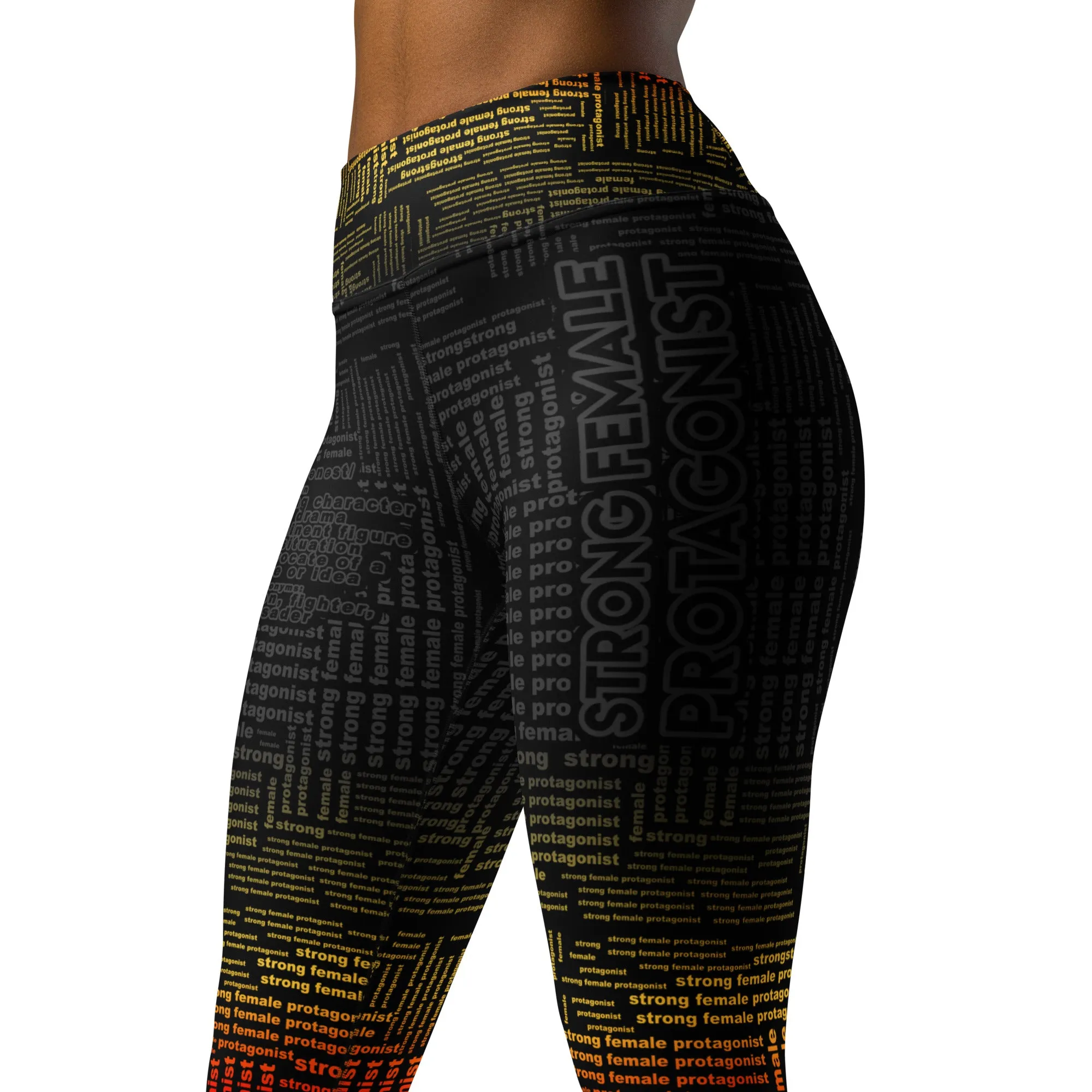 Strong Female Protagonist - Dark Sunset Option - Yoga Leggings