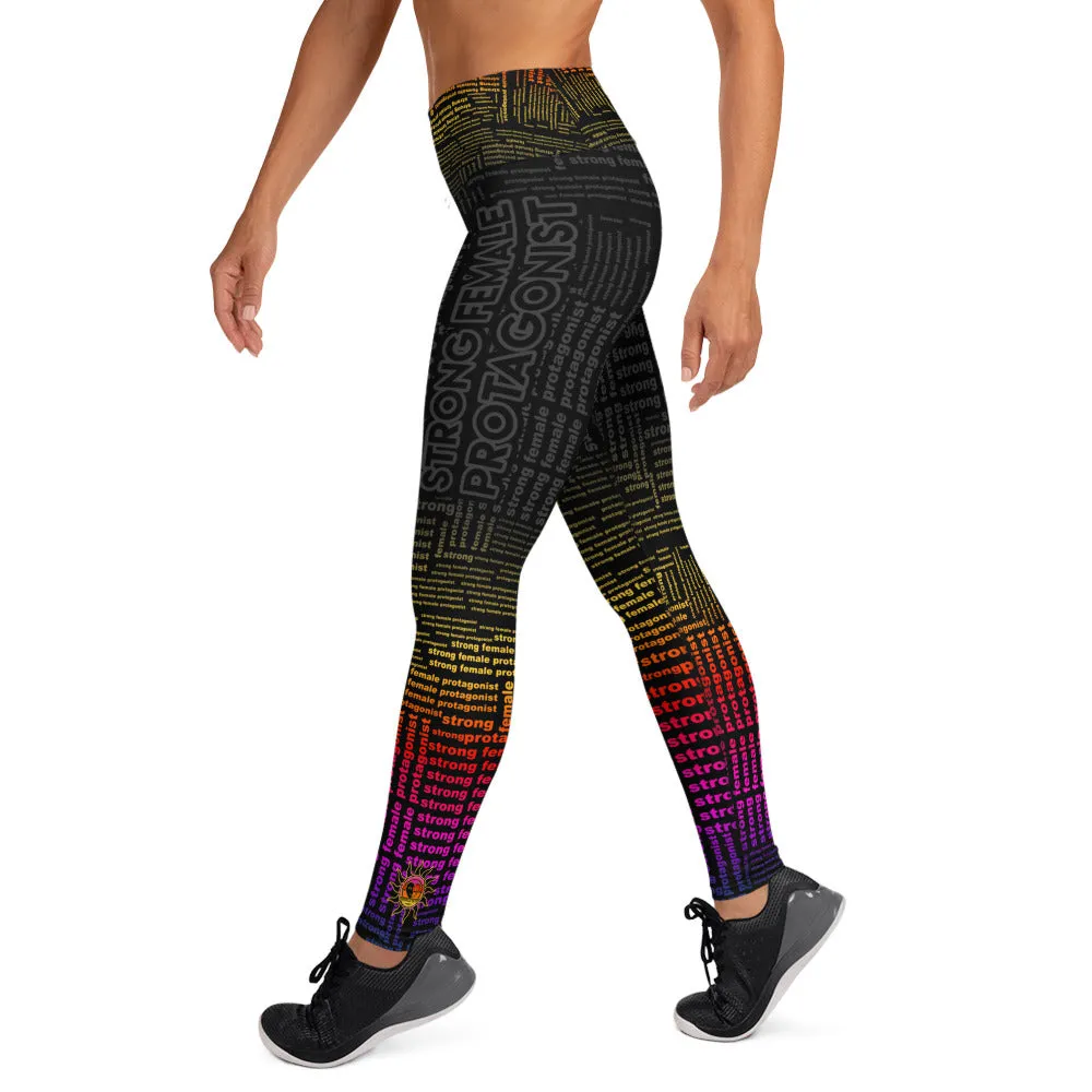 Strong Female Protagonist - Dark Sunset Option - Yoga Leggings