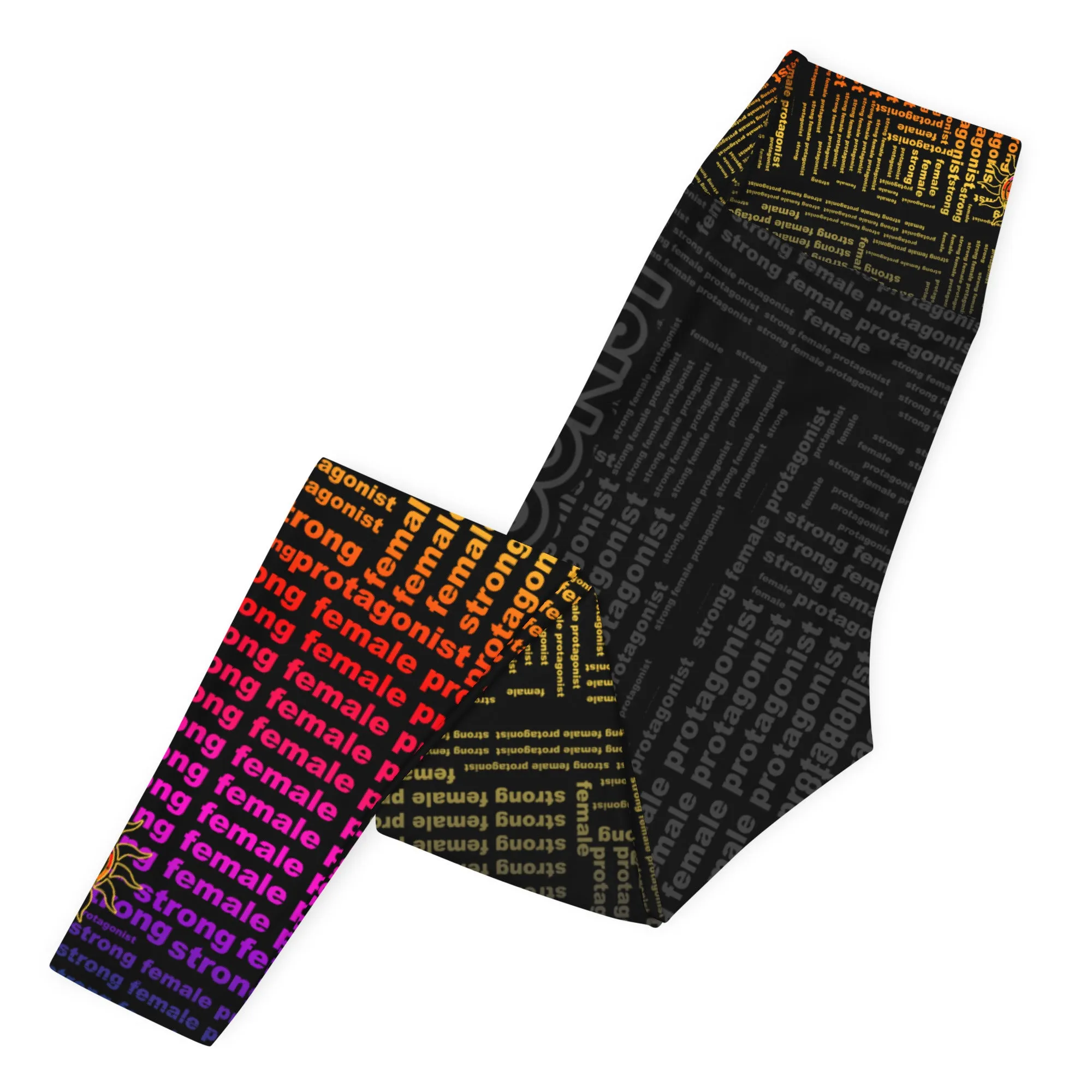 Strong Female Protagonist - Dark Sunset Option - Yoga Leggings
