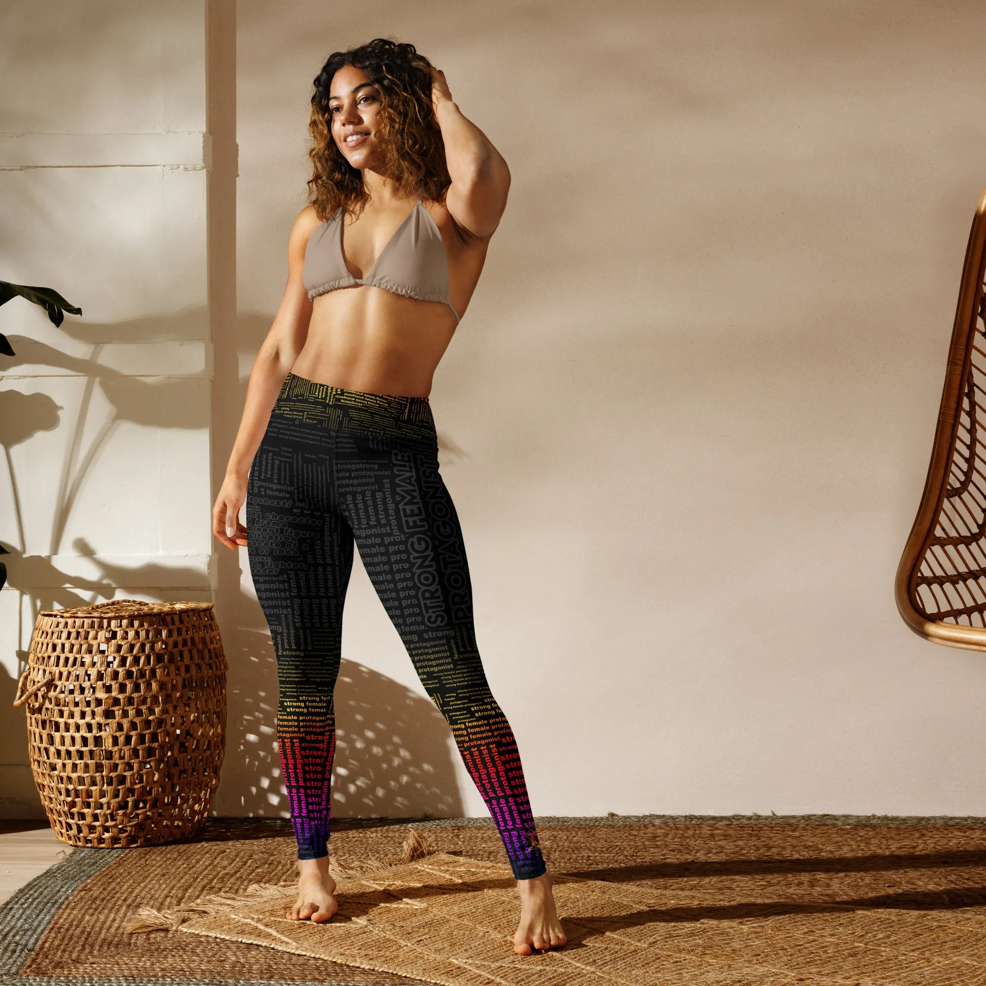Strong Female Protagonist - Dark Sunset Option - Yoga Leggings