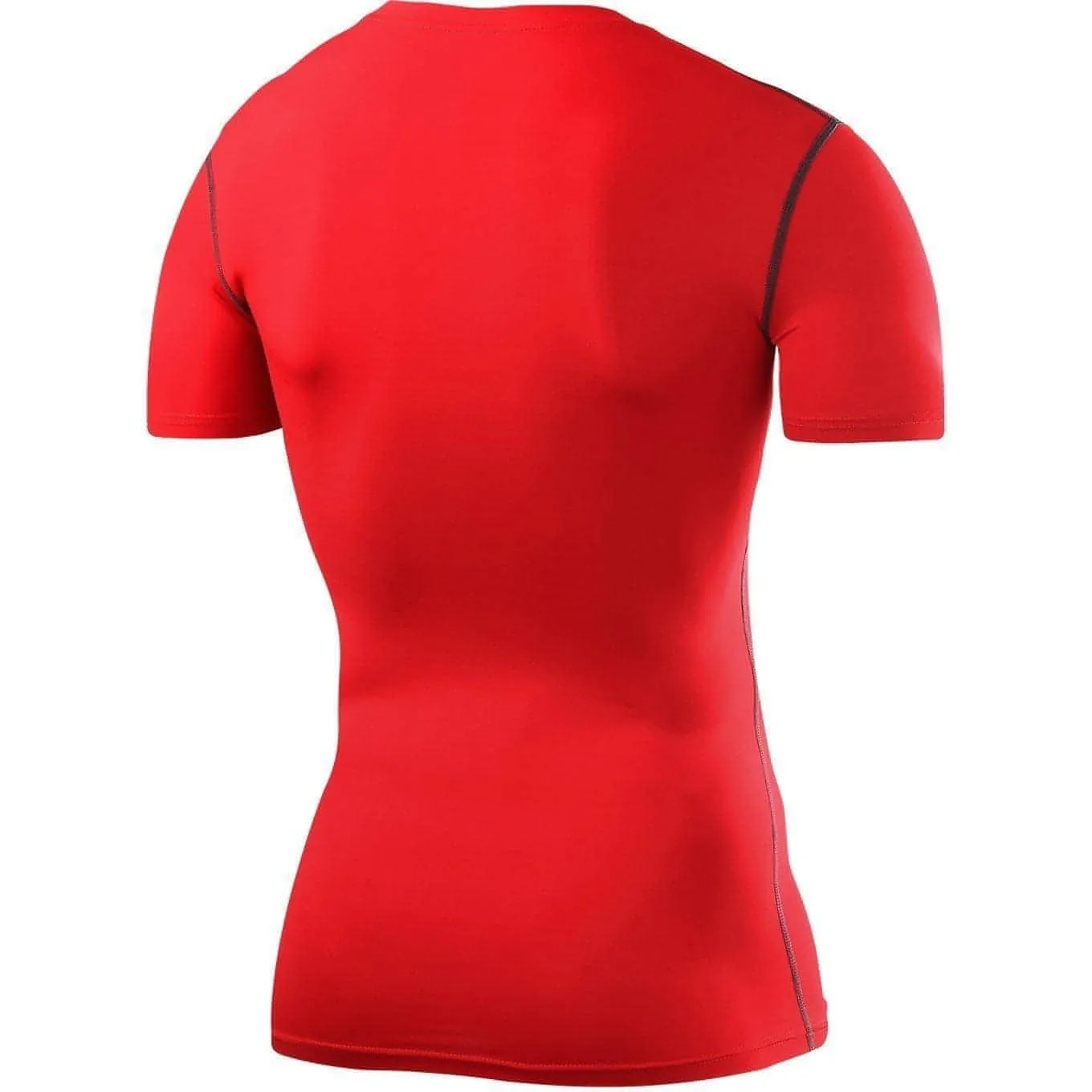 TCA PowerLayer Compression Junior Short Sleeve Running Top - Red