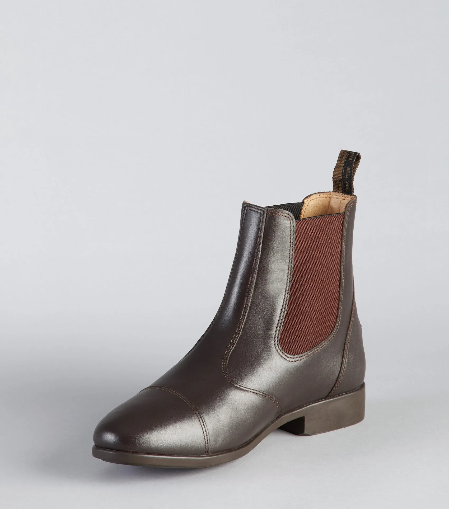 Torlano Leather Chelsea Paddock Boots Brown