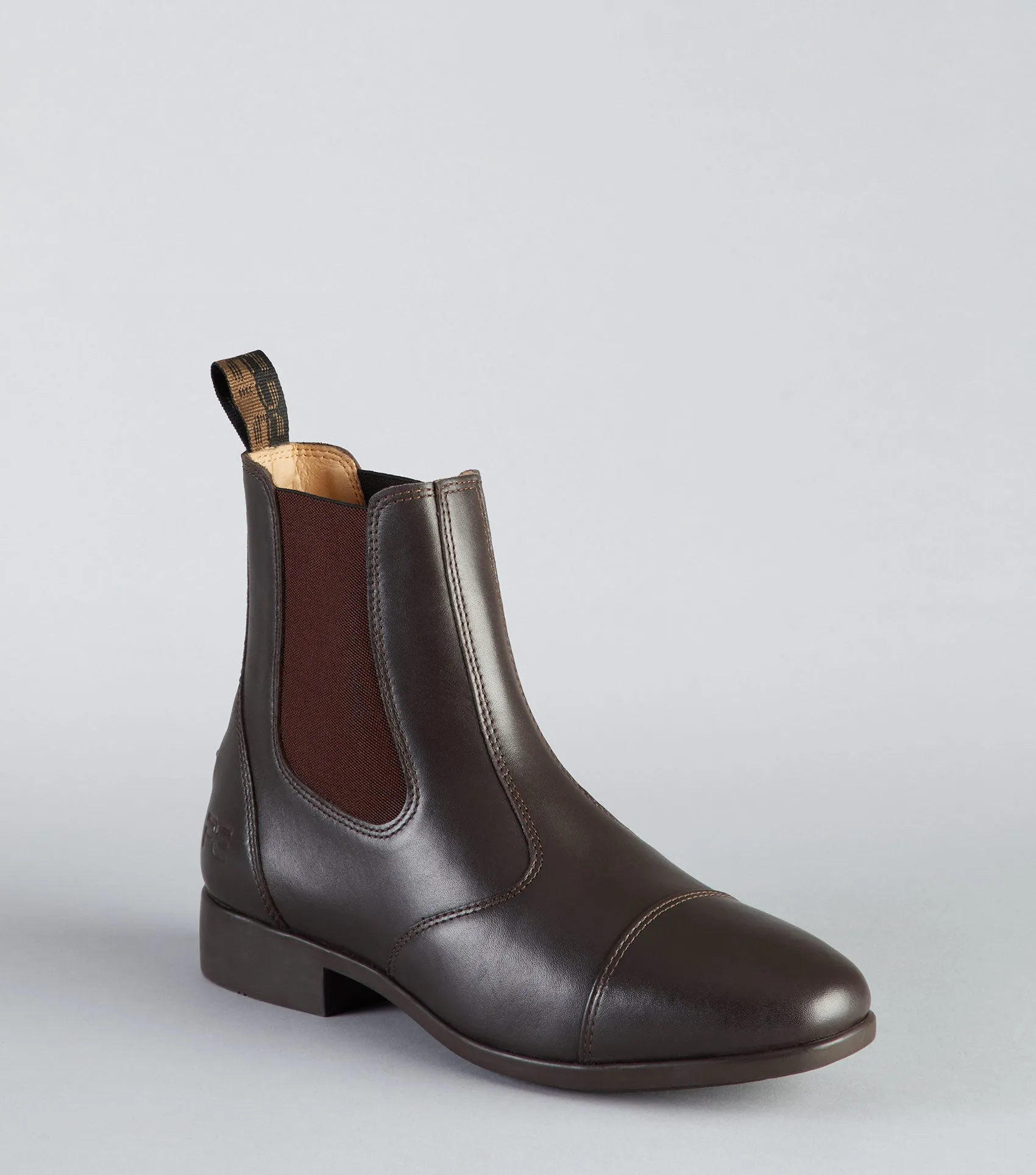 Torlano Leather Chelsea Paddock Boots Brown