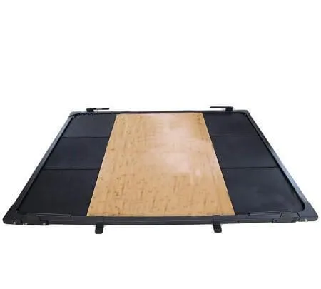 WEIGHT LIFTING PLATFORM WEIGHT PLATES  FLOOR MAT OLYMPIC BAR